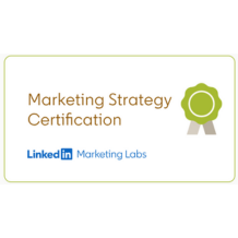 LinkedIn marketing strategy certificate